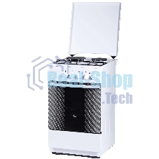 Плита комбинированная Flama RK 2211 белый, конфорок 4 шт, духовка 50 л, 50 см x 85 см x 60 см