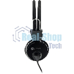 Проводные наушники Oklick HS-M200 черный, накладные, Jack 3.5 мм