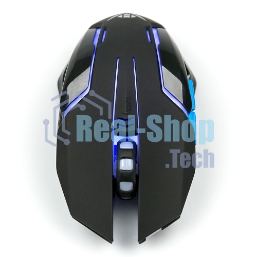 Мышь беспроводная Nakatomi MROG-20UR черный, 2400 dpi, радиоканал, USB, кнопки - 6