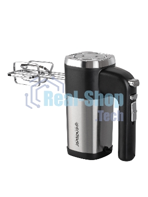 Миксер ручной Endever Sigma-08 черный/стальной, 500 Вт, 2 насадки, 5 скоростей