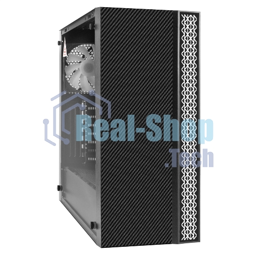 Компьютерный корпус Miditower ExeGate EVO-9211-800NPX (ATX, БП 800NPX с вент. 12см, с окном, 2хUSB+1хUSB3.0, HD аудио, черный, 1 вент. с RGb подсветкой)