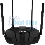 Роутер Mercusys MR70X AX1800 Dual-Band WiFi 6 Router, 574 Mbps at 2.4 GHz + 1201 Mbps at 5 GHz,4× Fixed External Antennas, 3× Gigabit LAN Ports, 1× Gigabit WAN Port, 1024-QAM, OFDMA, Router/Access Point Mode, MU-MIMO, WPA3, TWT, BSS Color