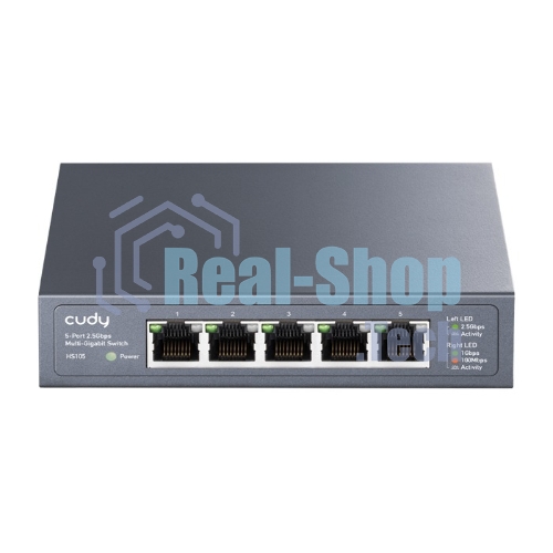 Коммутатор Cudy HS105, 5×2.5 Гбит/с