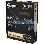 Переходник аудио-видео Cactus CS-DP-HDMI-ADR DisplayPort (m)/HDMI (f) 5м. позолоч.конт. черный