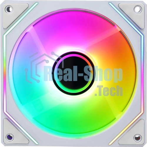 Вентилятор для корпуса Aerocool/Formula Floe 12WH ARPW ARGb белый, 120 мм, 1500 об/мин, 26.8 дБ, 4 pin