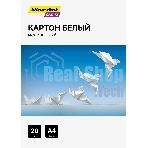 Картон белый Silwerhof мелованный 20л. A4 Create 240г/м2 обл.мел.картон ПЭТ 200x280мм