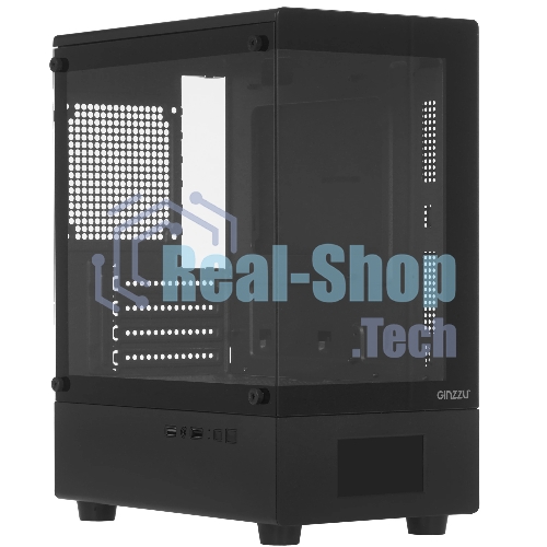 Компьютерный корпус Ginzzu RX400D mATX жк. Дисплей