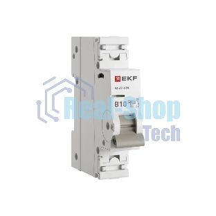 Выключатель автоматический EKF M634110B 1п B 10А 4.5кА ВА 47-63N PROxima