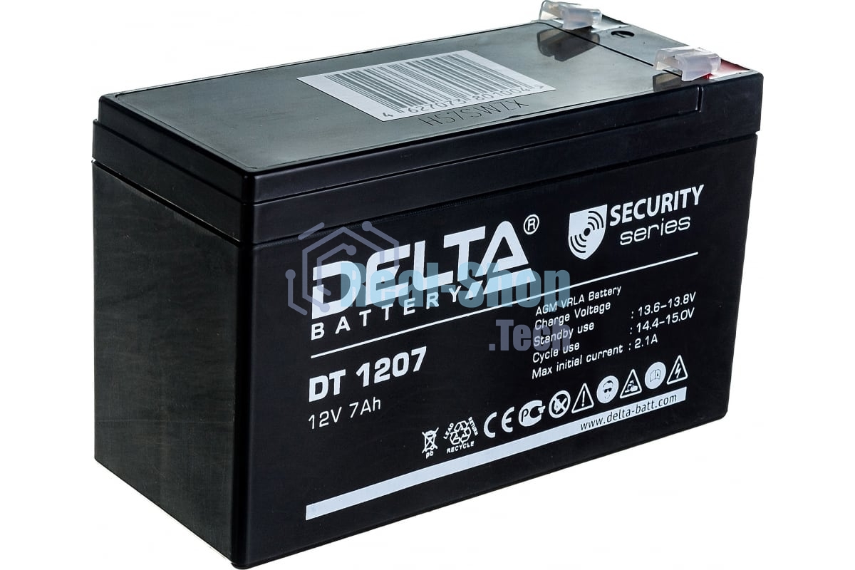 Батарея для ИБП Delta DT 1207 (12V, 7Ah)
