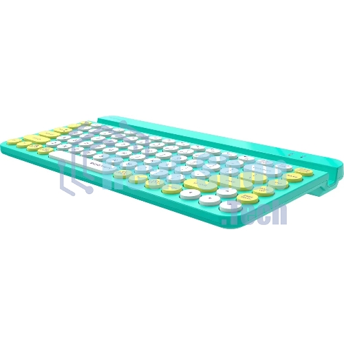 Клавиатура беспроводная A4Tech Fstyler FBK30, USB, Bluetooth/Радиоканал, зеленый