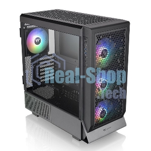 Компьютерный корпус Thermaltake Ceres 500 TG ARGb черный без БП ATX 4x140мм 2xUSB3.0 1xUSB3.1 audio bott PSU