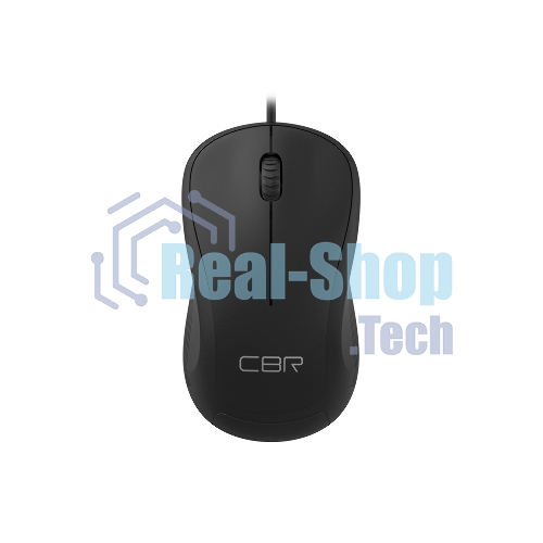 Мышь проводная CBR CM 108 черный, 1000 dpi, USB, кнопки - 3