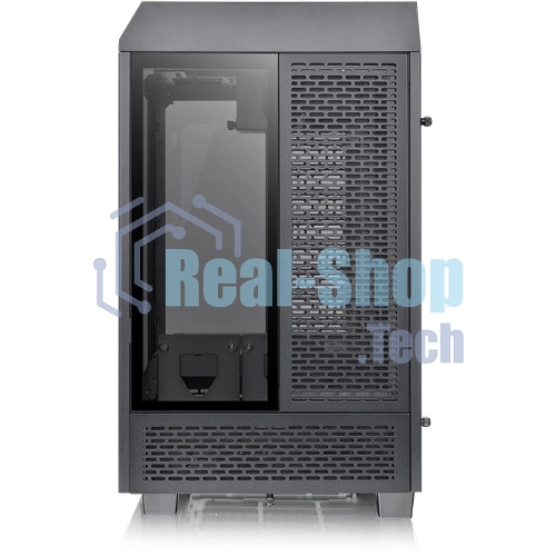 Компьютерный корпус Thermaltake The Tower 100 черный без БП ATX 2x120мм 2xUSB 3.0 1xUSB3.1 audio bott PSU