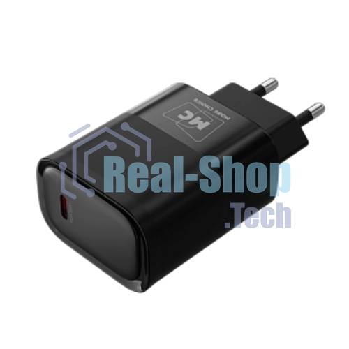 Сетевое зарядное устройство MORE CHOICE (4620202553515) NC68 1Type-C 3.0A PD 35W, черный