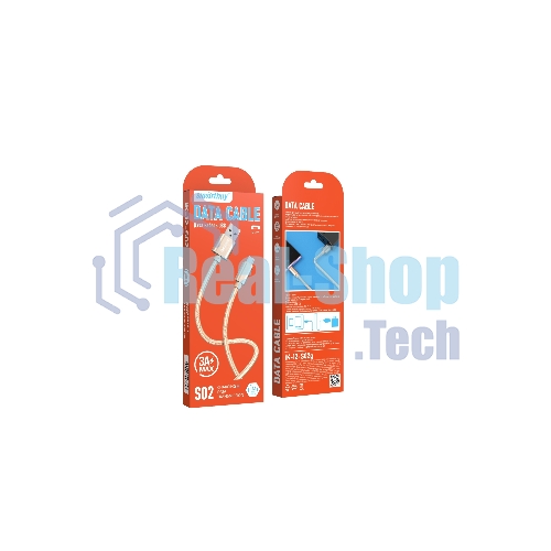 Кабель Smartbuy (iK-12-S02g) S02 MicroUSB золотистый, 3 А, 1 м
