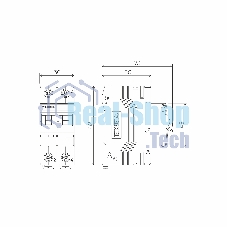 Автоматический выключатель Werkel 2P 10 A C 4,5 кА W902P104