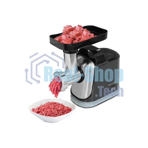 Мясорубка электрическая Zigmund & Shtain ZMG-043 черный, 1500 Вт, 1.5 кг/мин, реверс, защита от перегрузки, насадки - 4