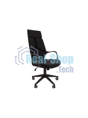 Кресло Chairman 525 черный, ткань, 120 кг