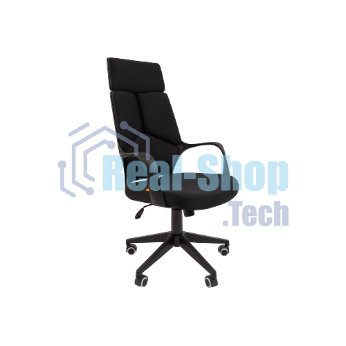 Кресло Chairman 525 черный, ткань, 120 кг
