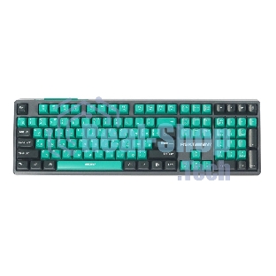 Клавиатура Raskat KM004 проводная, USB Type-A, зелёный/серый