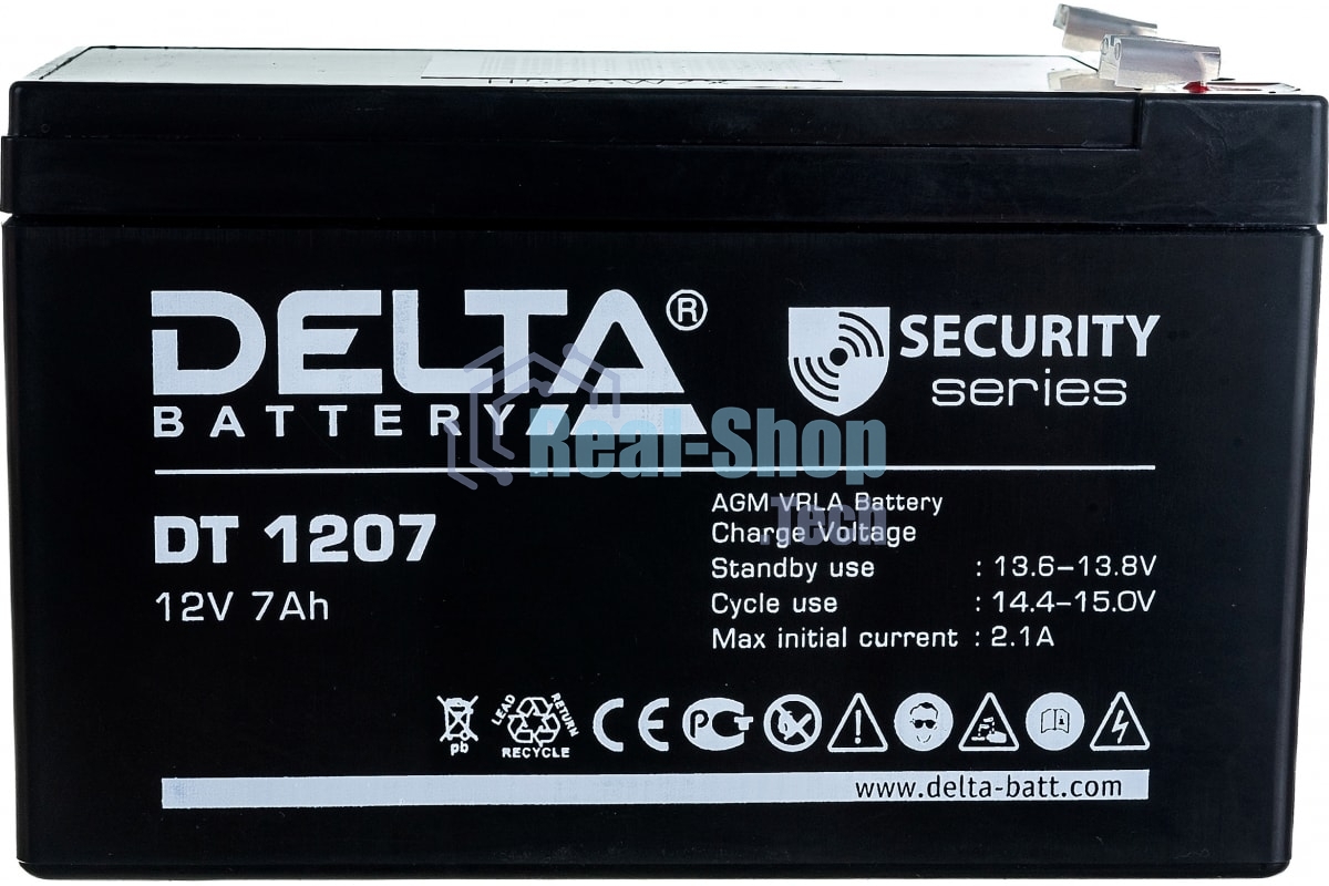 Батарея для ИБП Delta DT 1207 (12V, 7Ah)