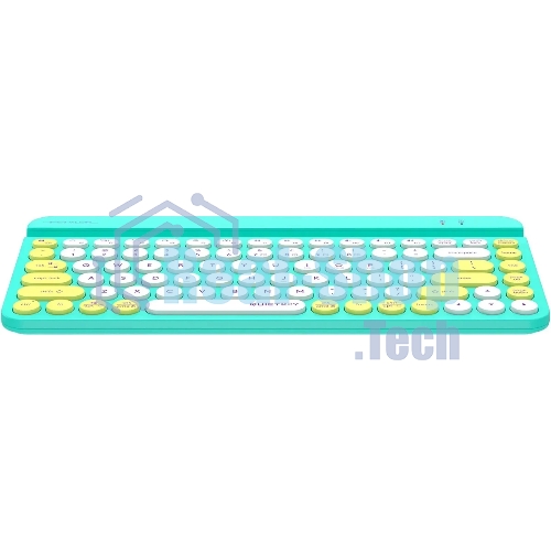 Клавиатура беспроводная A4Tech Fstyler FBK30, USB, Bluetooth/Радиоканал, зеленый
