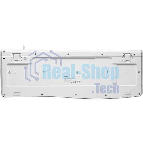 Клавиатура проводная Acer OKW301 (ZL.KBDCC.01B), USB, белый