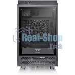 Компьютерный корпус Thermaltake The Tower 100 черный без БП ATX 2x120мм 2xUSB 3.0 1xUSB3.1 audio bott PSU