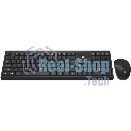 Комплект клавиатура+мышь Oklick S269W беспроводной, USB, 1600 DPI, чёрный