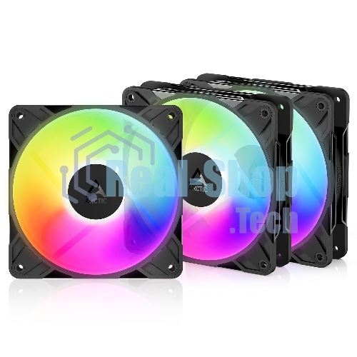 Вентилятор корпусной ARCTIC P12 Pro Reverse A-RGB - 3 Pack - retail (ACFAN00333A)