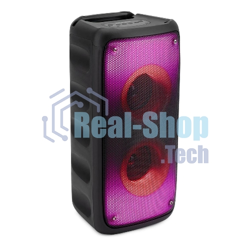 Минисистема Hyundai H-MC1230 черный 40Вт FM USB BT micro SD