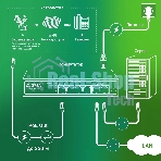 Коммутатор Digma DSP204G-2G-T80, 6×1 Гбит/с, неуправляемый
