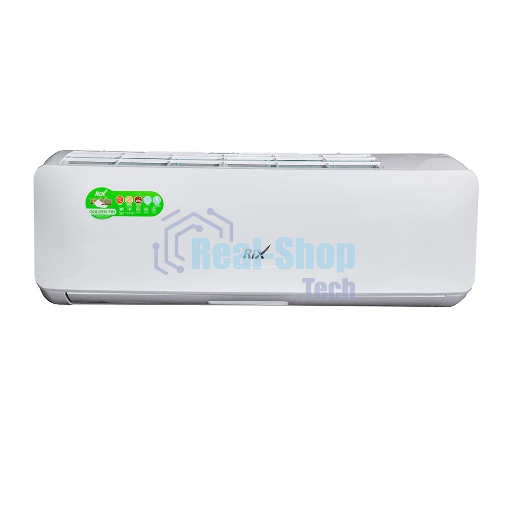 Кондиционер сплит-система настенного типа RIX LITE I/O-W24MB 24000 BTU, 70 м², 26/41 дБ, охлаждение, обогрев, осушение, белый