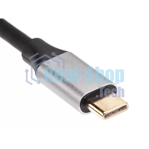USB-концентратор Telecom TUC055, USB Type-C, HDMI/USB/PD/VGA, USB