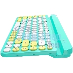 Клавиатура беспроводная A4Tech Fstyler FBK30, USB, Bluetooth/Радиоканал, зеленый