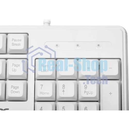 Клавиатура проводная Acer OKW301 (ZL.KBDCC.01B), USB, белый