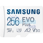 Флеш карта Samsung EVO Plus microSDXC 256Gb MB-MC256KA/EU