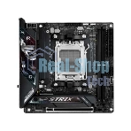 Материнская плата ASUS ROG STRIX B850-I GAMING WIFI, AM5, AMD B850, 2xDDR5, 2xM.2, 2xSATA, PCIe 4.0 x16, 1xHDMI, 1xUSB Type-C, 1x2.5Gb LAN, Wi-Fi 7, Bluetooth 5.4, 5xUSB-A 10Gbps, 1xUSB-C 20Gbps, 2xUSB-A 2.0, 3x3.5 мм, S/PDIF, 7.1, Mini-ITX