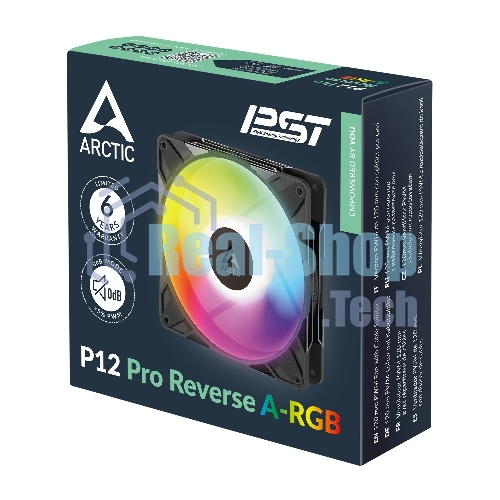 Вентилятор корпусной ARCTIC P12 Pro Reverse A-RGB - 3 Pack - retail (ACFAN00333A)