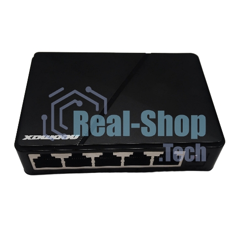 Коммутатор неуправляемый NEOMAX NMS-105P-1000-P, 5 портов 1000 Mbps, пластик