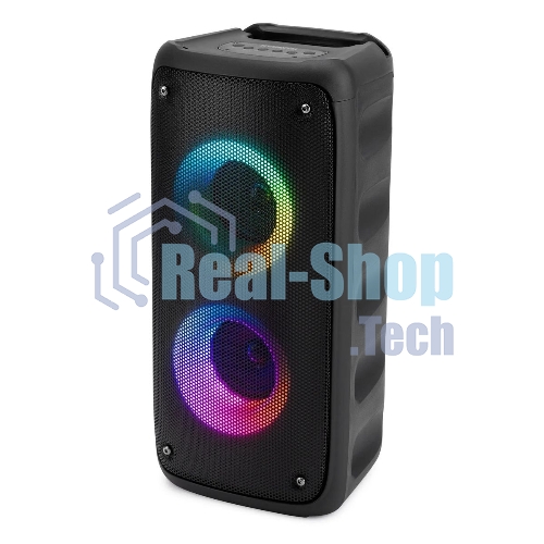 Минисистема Hyundai H-MC1230 черный 40Вт FM USB BT micro SD