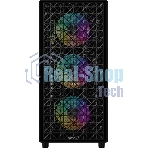 Компьютерный корпус Aerocool/Formula MANA DYNAMIC черный без БП ATX 6x120мм 2xUSB 3.0 1xUSB3.1 audio bott PSU