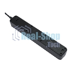 Сетевой фильтр Гарнизон 2.0 Мультипорт EPS-4-U3-B-2, 4 р, 10А, 3xUSB, 2 м, ур.защиты 2+, черный, пакет