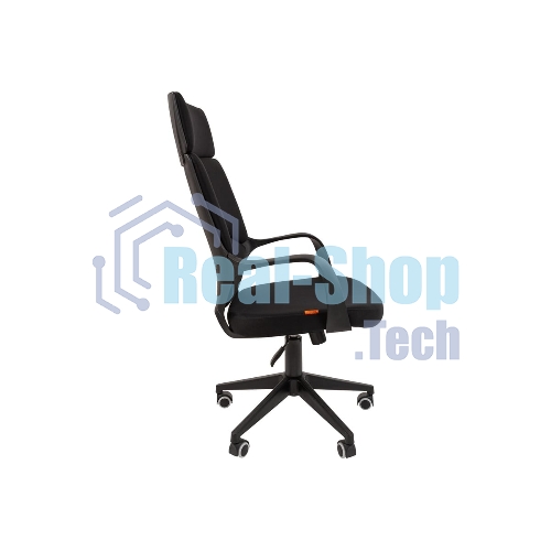 Кресло Chairman 525 черный, ткань, 120 кг