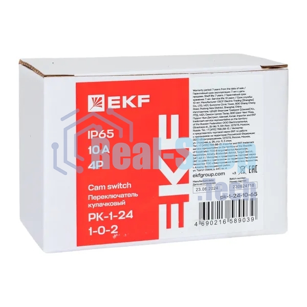 Переключатель кулачковый EKF ПК-1-24 (pk-1-24-10) 4П 10А 