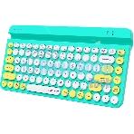 Клавиатура беспроводная A4Tech Fstyler FBK30, USB, Bluetooth/Радиоканал, зеленый