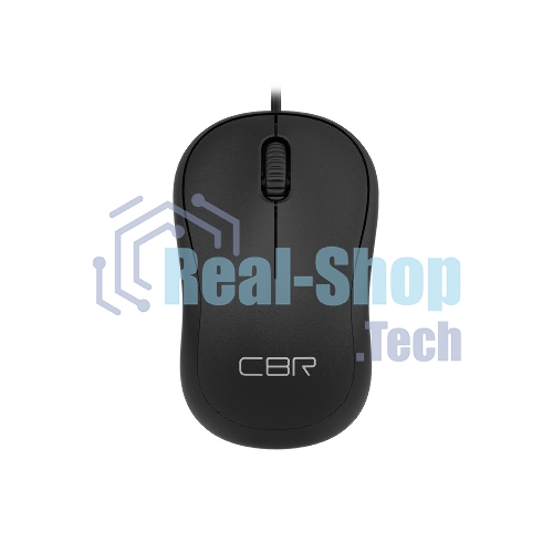 Мышь проводная CBR CM 106 черный, 1000 dpi, USB, кнопки - 3, 1,5 м