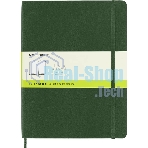 Блокнот Moleskine CLASSIC SOFT QP623K15 XLarge 190х250мм, 192 страниц, нелинованный, мягкая обложка, зеленый