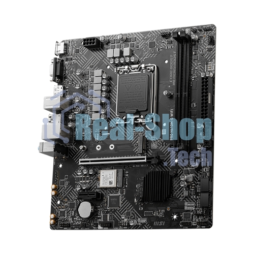 Материнская плата MSI PRO H610M-G WIFI H610, LGA1700, 2*DDR5, 1*PCIEx16, 1*PCIEx1, 1*M.2, 4*USB3.2Gen1, 6*USB2.0, 4*SATA3.0, 1G, VGA, DP, HDMI, M-ATX, RTL