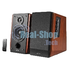 Колонки Edifier R1700 ВТ 2.0 Активные, 2 x 33W RMS, 85 дБА, дерево, беспроводной пульт ДУ